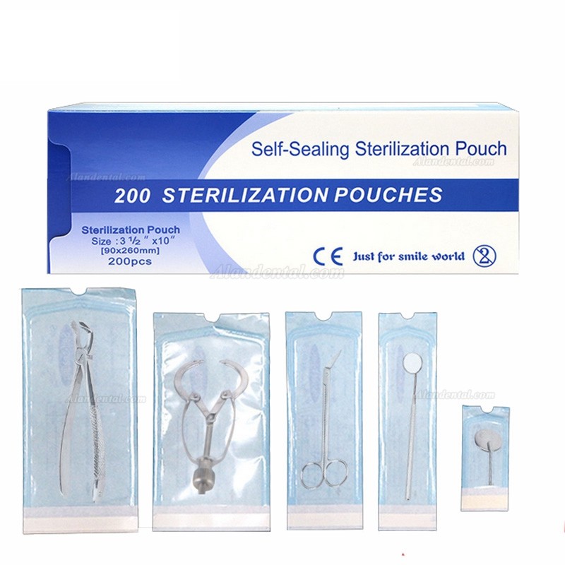 200pcs/box Dental Sterilization Bag Self-sealing Disinfection Pouches